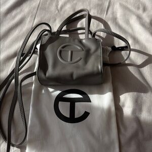 Telfar Charcoal Crossbody Bag (Small)